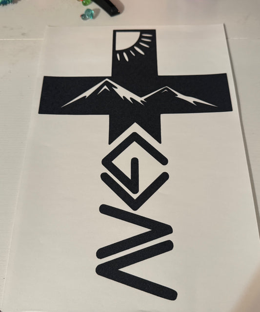 God is greater cross
